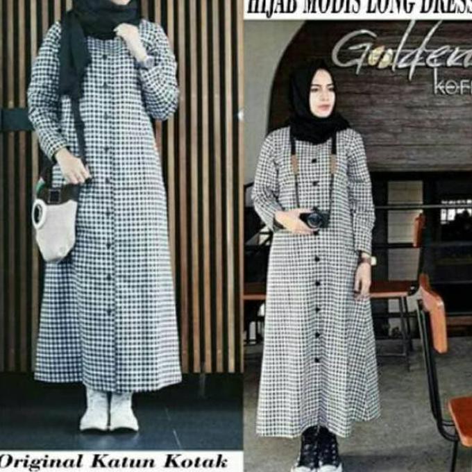 Diskon Atasan Long Tunik Hijab Modis Tunik Wanita Muslim Baju Tunik Cantik Non Cod