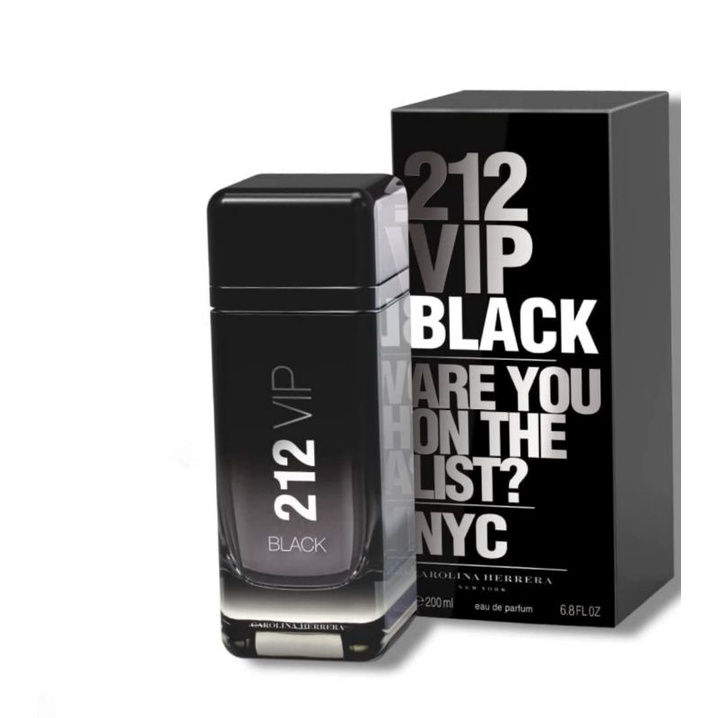 (ORIGINAL) Carolina Herrera 212 VIP Men In Black EDP 100 ml Tester &amp; Produk