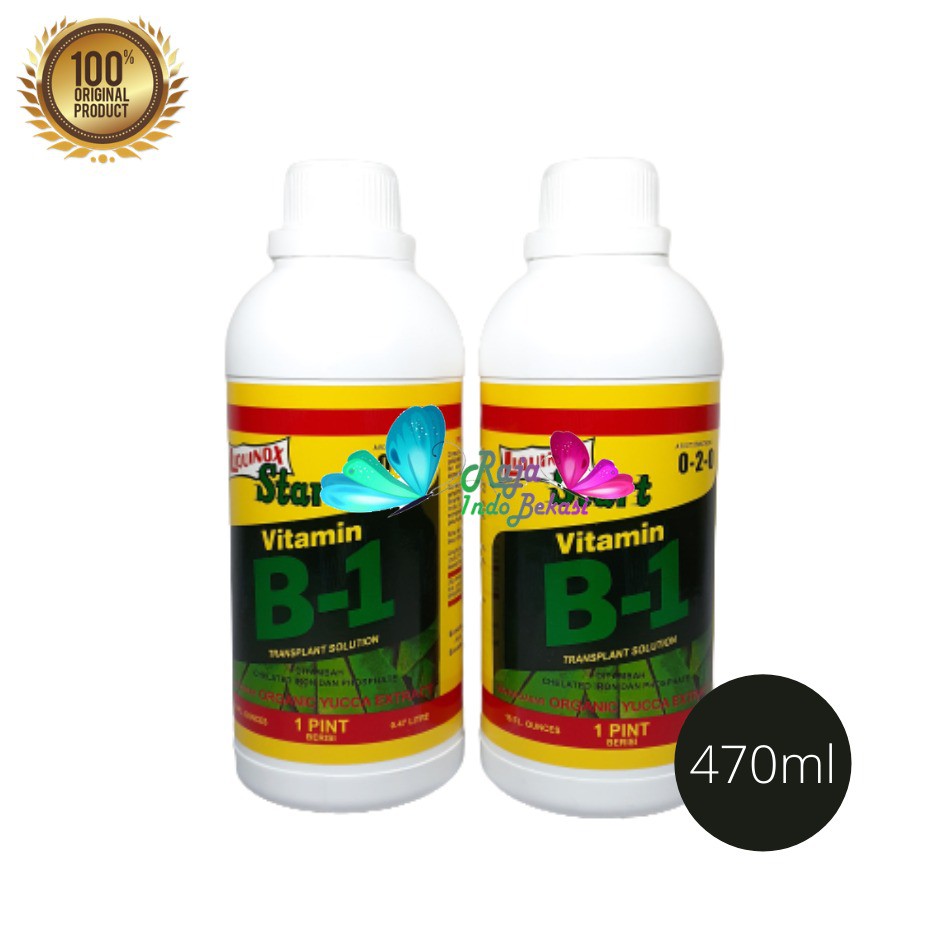 Original B1 Liquinox 470 Ml Penumbuh Akar Obat Anti Stres Vitamin Nutrisi B1 Tanaman Bibit Stek