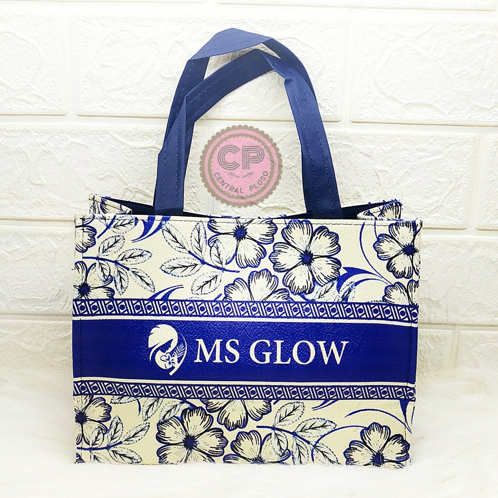 Tote Bag Ms Glow Tas Skincare Dan Cosmetic