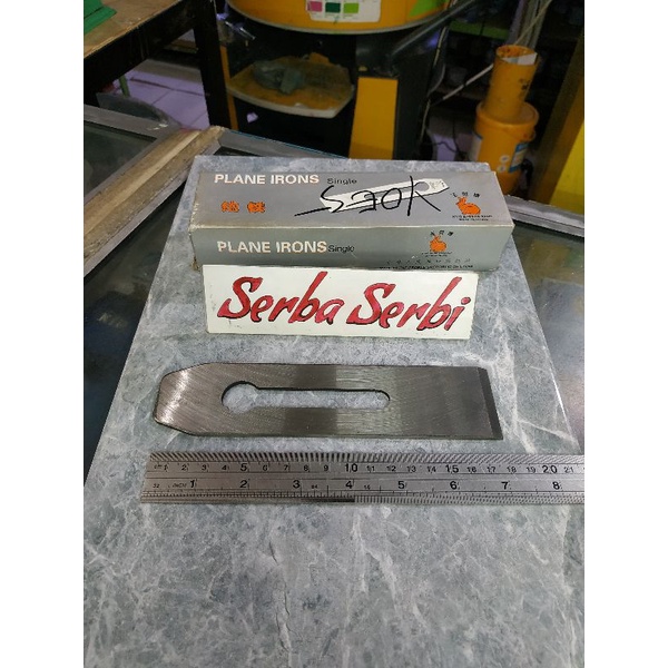 (MANUAL MATA KETAM) Mata ketam manual plane irons 1-3/4"