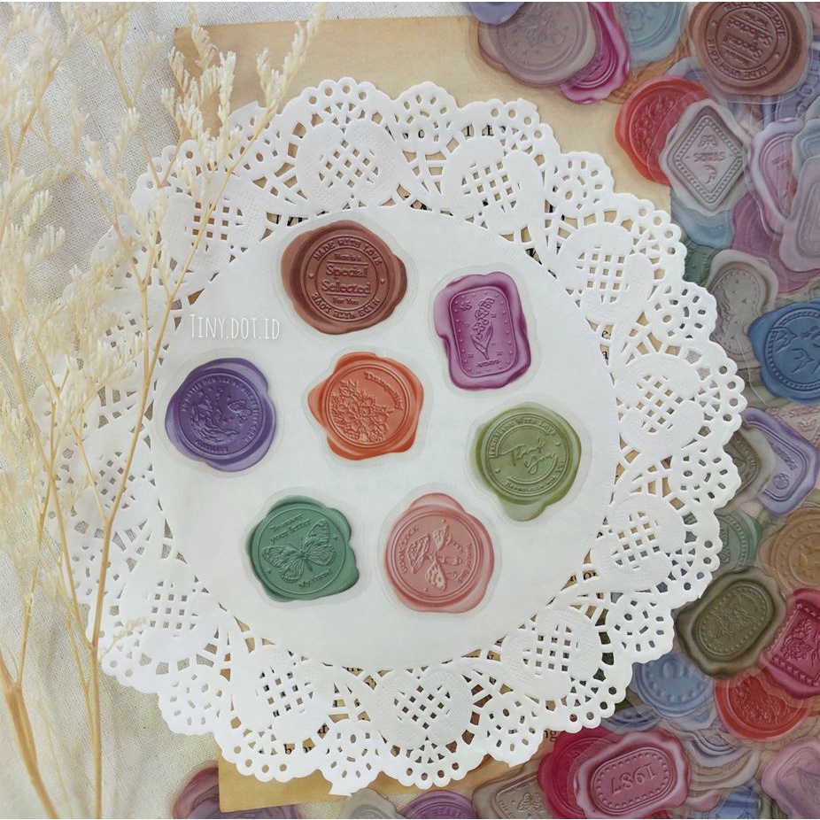 

Deco Sticker - Seal Stamp Stickers (20 pcs)