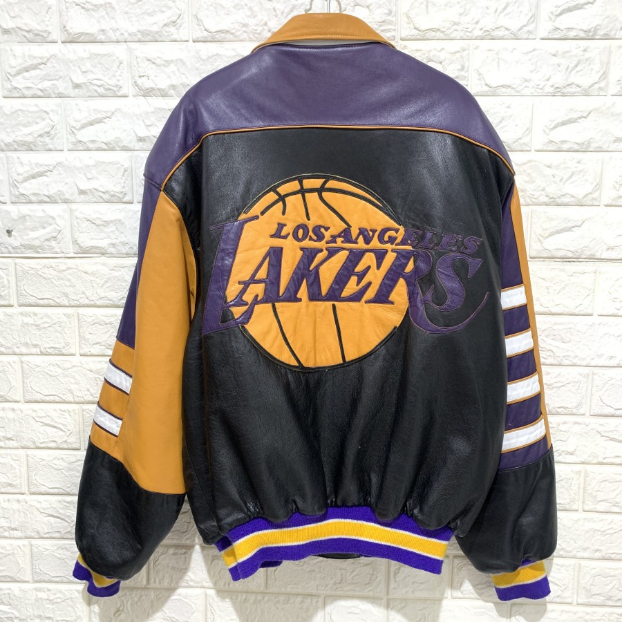 Jacket Vintage Lakers Full Leather By jeff Hamilton
