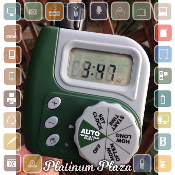 Digital Timer Keran Air Taman Otomatis - Green`90TP5J-