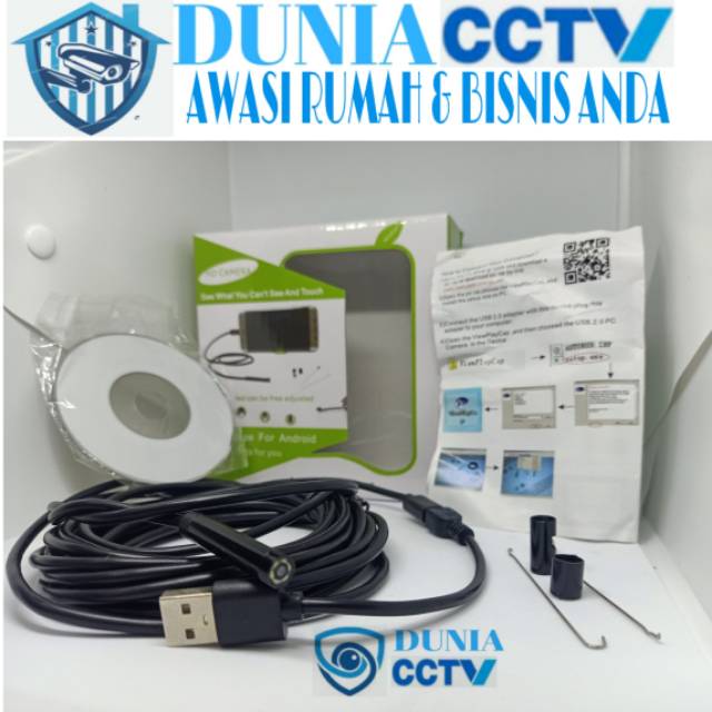 Endoscope IP Fokal Distance Endoscope Kamera 7mm 4cm Panjang 5Meter - kamera pengintai kecil