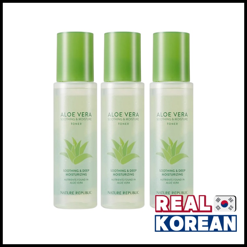 Nature Republic Soothing &amp; Moisture Aloe Vera 90% Toner 160ml