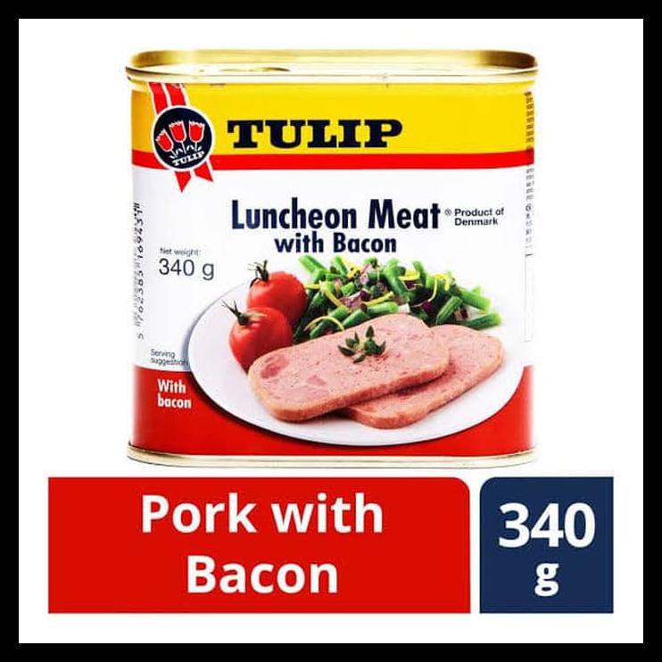 

Terlaris Tulip Danish Pork Luncheon Meat 340 Gr - Bacon Makanan Instan Kaleng