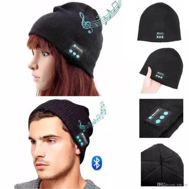 Topi Kupluk Bluetooth Music