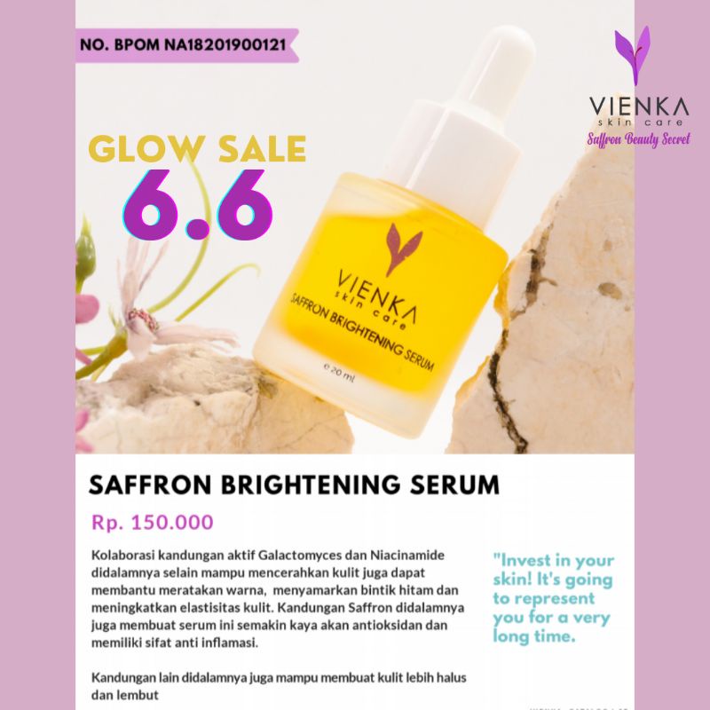 VIENKA Skincare Saffron Brightening Serum