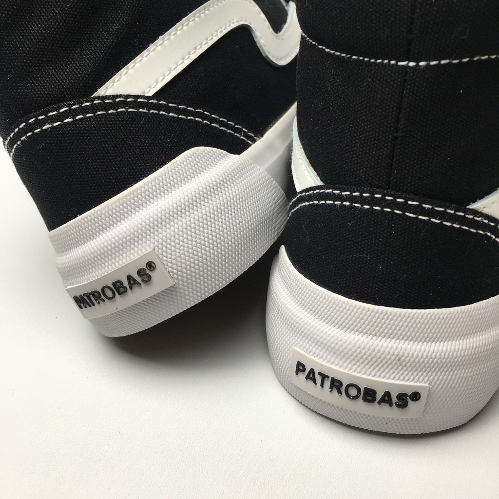 Patrobas New Ivan High Black White Original Sepatu Sneakers Casual Shoes Hitam Putih Pria Wanita