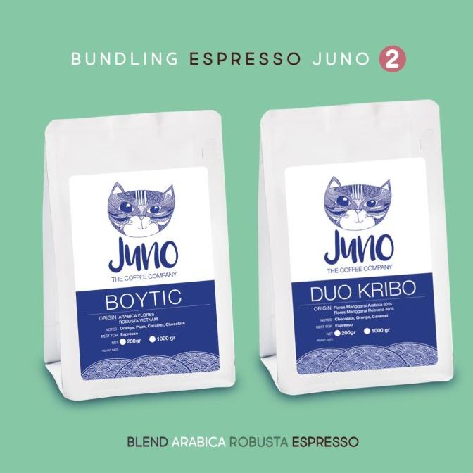 

PAKET BUNDLING BIJI KOPI ESPRESSO 200 GRAM JUNO 2