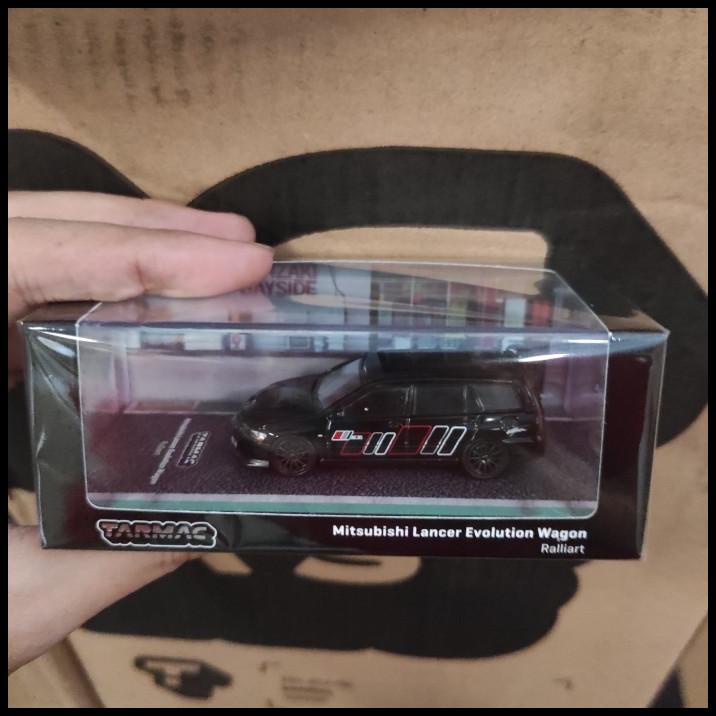 Tarmac Works Mitsubishi Lancer Evolution Wagon Ralliart Black