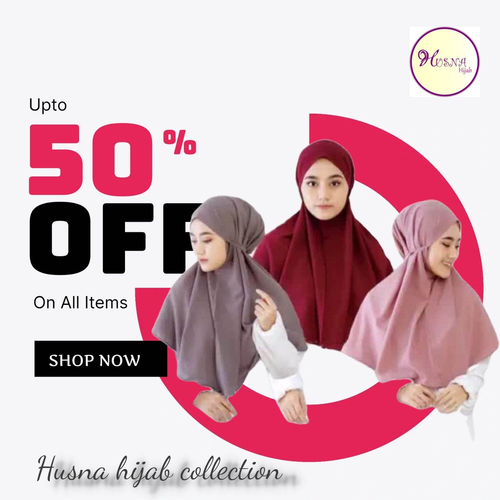 JILBAB BERGO TALI UKURAN STANDAR HIJAB MURAH / HIJAB BERGO STANDAR COD