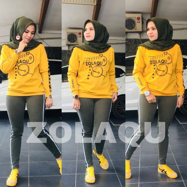 Kaos zolaqu terbaru original kuning