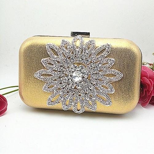 BP0008-gold Tas Pesta Wanita Elegan Cantik