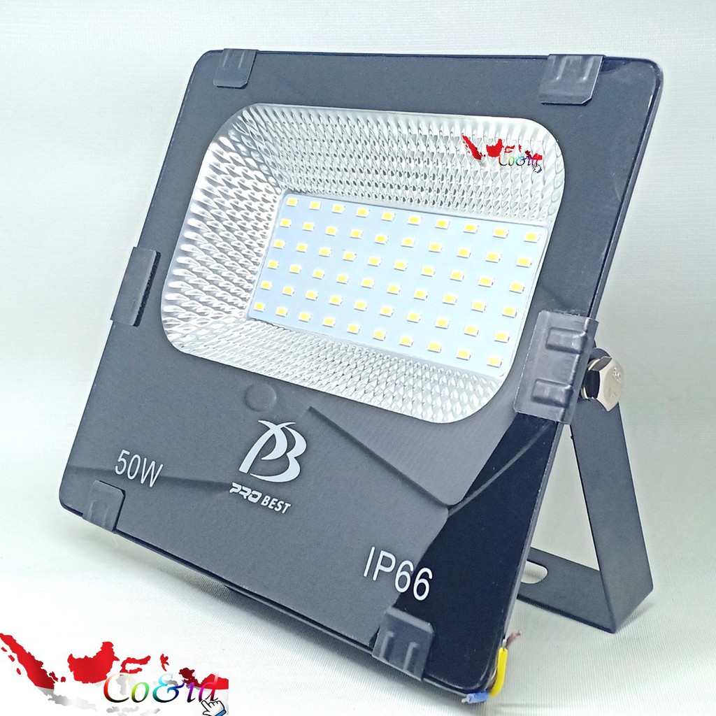 LAMPU LED SOROT 50w (Putih/Kuning) / FLOODLIGHT /LAMPU LAPANGAN/LAMPU TAMAN/ LAMPU OUTDOR