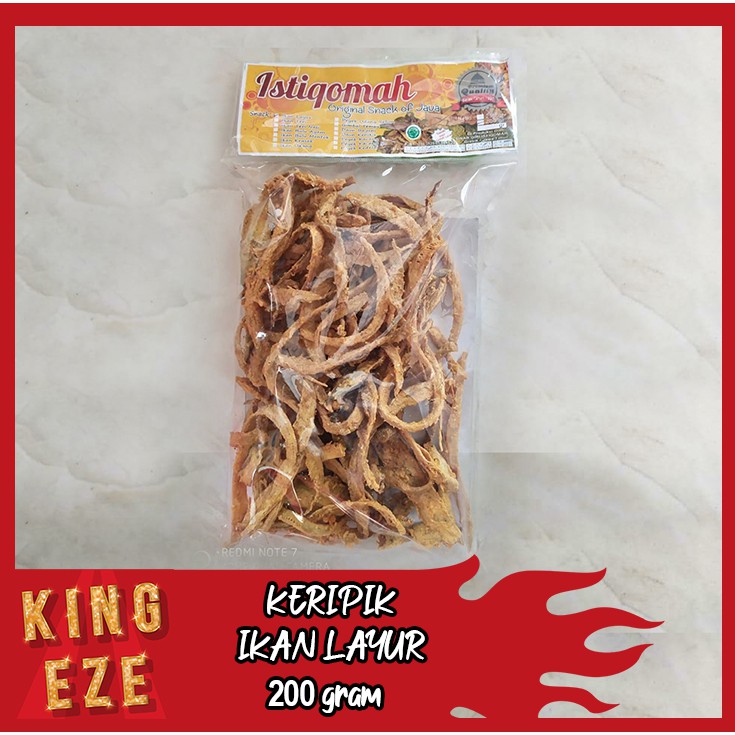 Jual Keripik Ikan Layur King Eze Super Kressi Camilan I Snack I Camilan