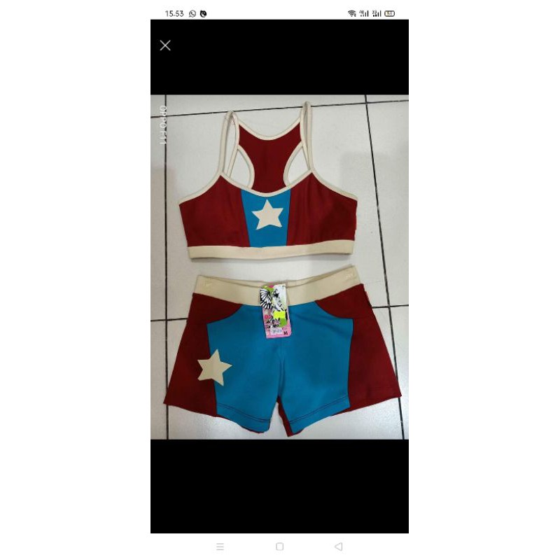 Setelan Pendek Senam Wanita