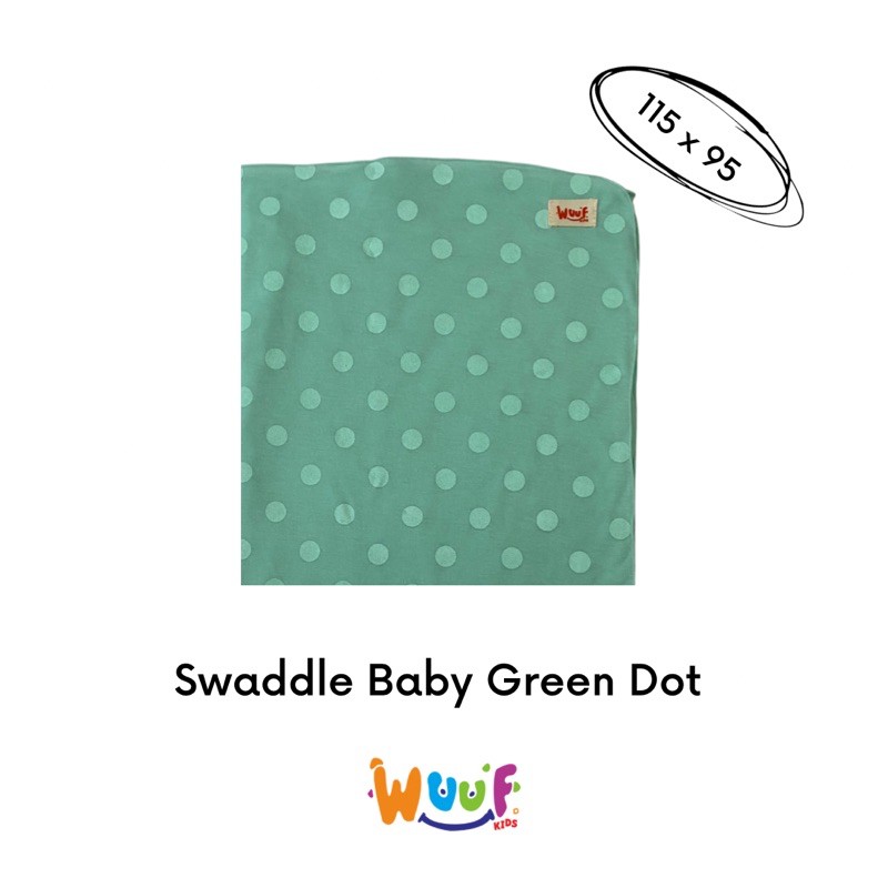 Bedong Bayi Motif Polkadot (WUUF KIDS)