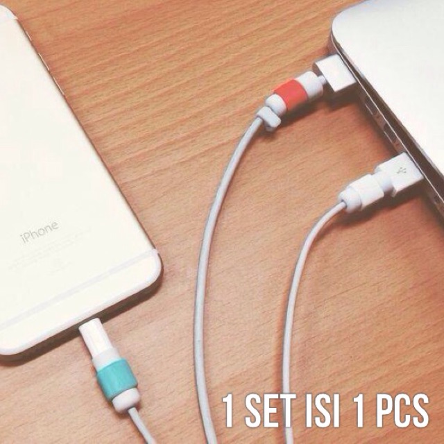 Cable Protector / Pelindung Kabel / Lightning Saver / Cable Saver / Penutup Ujung Kabel Casan iPhone