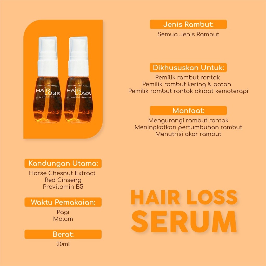 Humphrey Hairloss Serum (Serum Rambut Rontok) 20mlx2-1