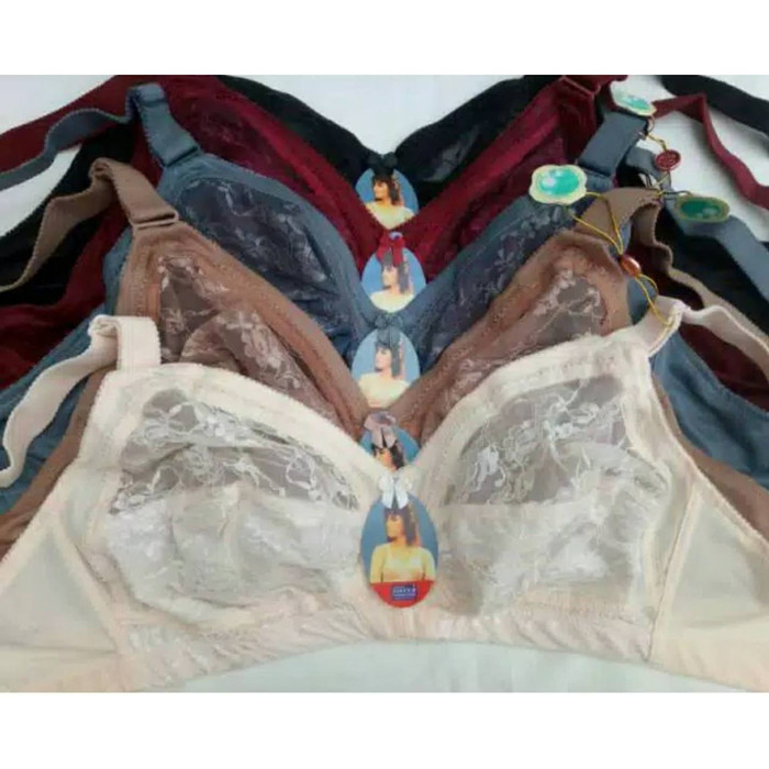 BH BRA SISTER CUP BESAR, tanpa kawat - 36-44