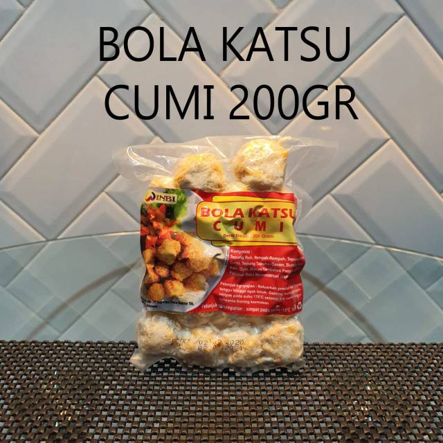 

Winbi Bola Katsu Cumi / Katsu Ball Squid Frozen Food Siap Goreng 200gram Halal Lezat