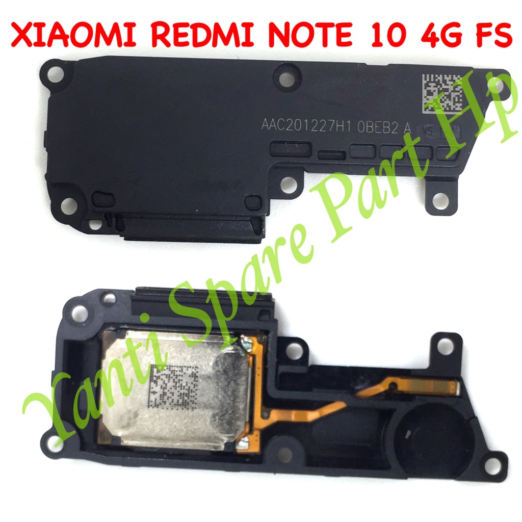 Buzzer Loudspeaker Xiaomi Redmi Note 10 4G Fullset Original Terlaris New