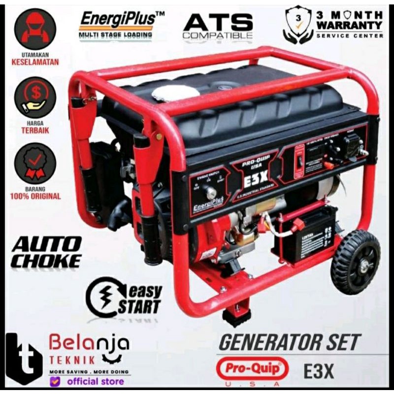 Genset 3000 Watt Proquip E3X Bisa Untuk Las