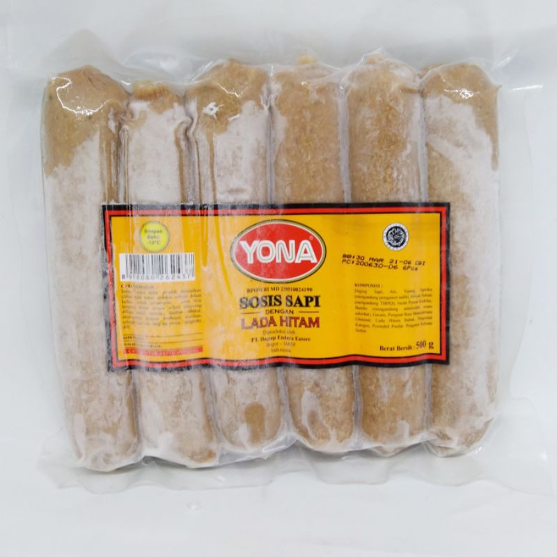 

Yona Sosis Lada Hitam 500gr