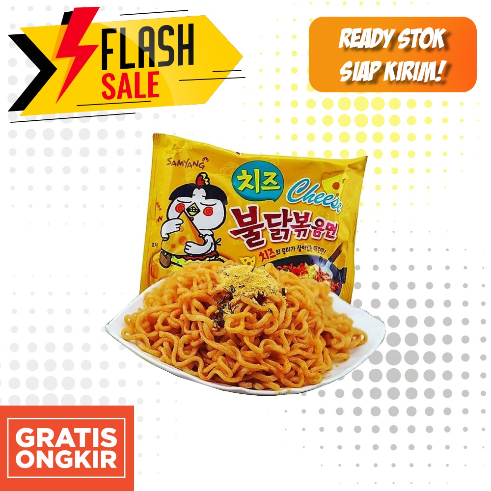 Samyang keju/ Samyang Cheese/ Mie Samyang/ Korean food Indonesia