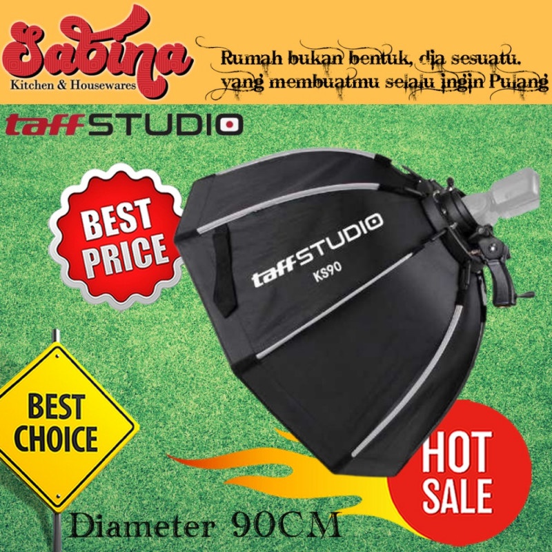 Payung Studio Foto Portable Octagonal Softbox Reflektor Flash Diffuser