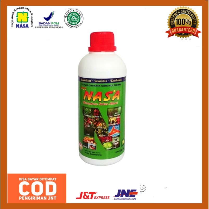 Pupuk Organik Nasa  Penyubur Tanaman 1 liter setara dengan 1 Ton Pupuk Kandang