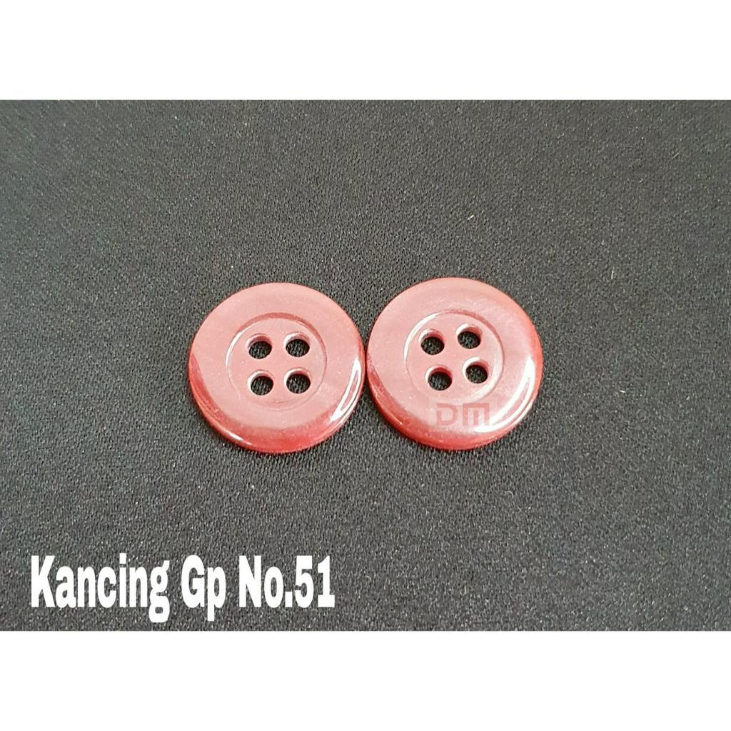 Kancing Jas/ Blazer Warna lubang empat #51