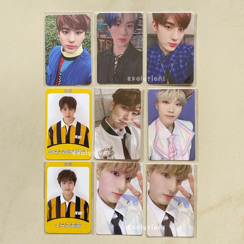 The Boyz Eric Sangyeon Jacob Official Photocard [BACA DESC‼️] PC Reveal Bloom Heart No Air Album