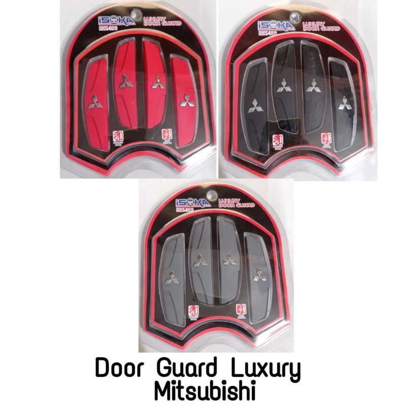 door guard pengaman pintu logo Mitsubishi mobil universal