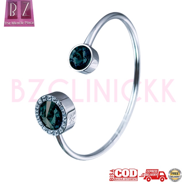 Gelang Kesehatan Artis | KK Liforce KKL Emerald Bracelet Swarovski Austria| Energi Skalar Tingkatkan