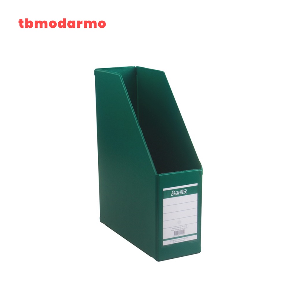 TBMO Bantex Magazine File (Box File) 10cm Folio Grass Green 4011 15