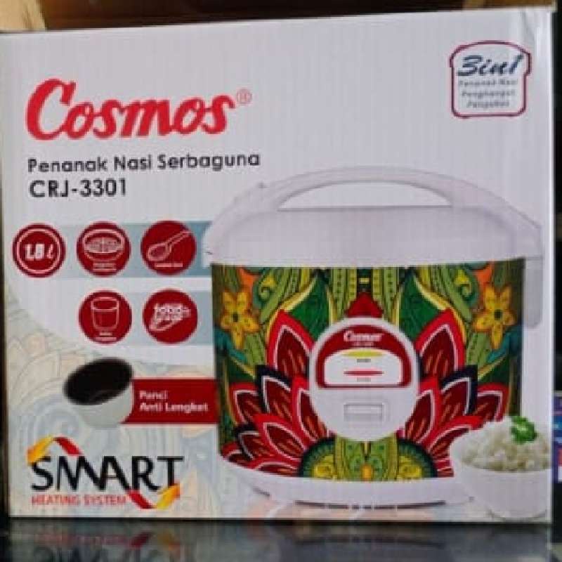 Cosmos Rice Cooker Magic Com CRJ 3301 cosmos Jar Warmer Cooker