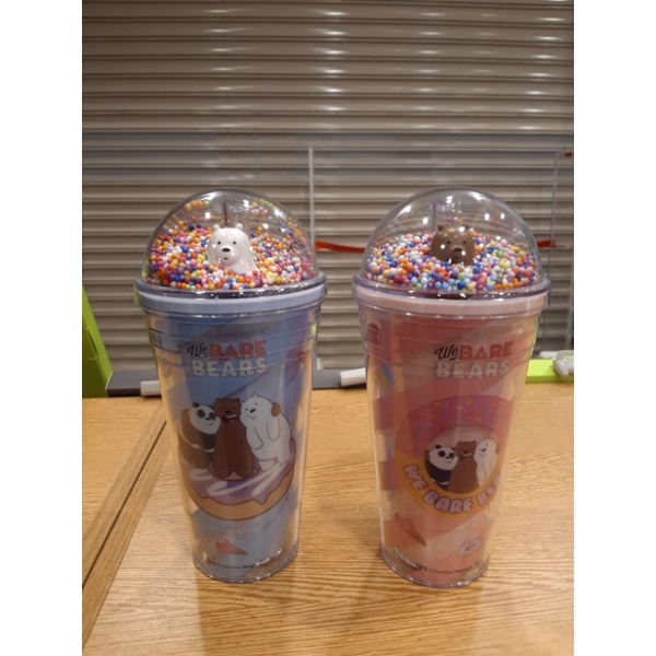 MINISO TUMBLER BOTOL PLASTIK We Bare Bear 480 ML