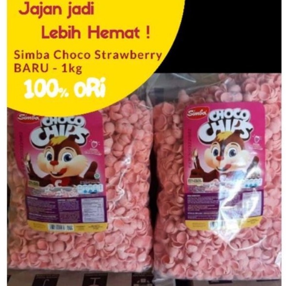 

Simba Bulky Choco Chips rasa Strawberry 1kg