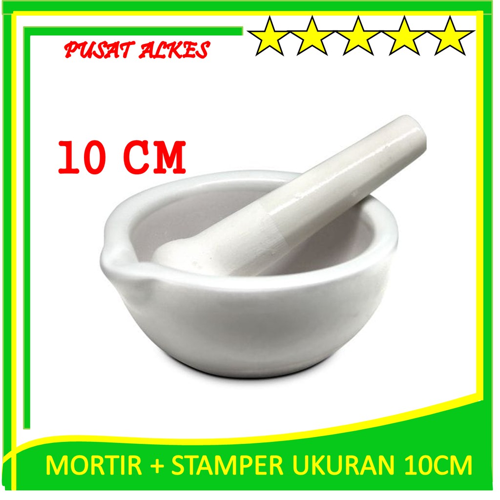 Jual MORTIR + STAMPER 10 CM MURAH / LUMPANG ALU / MORTAR ALU / MORTAR