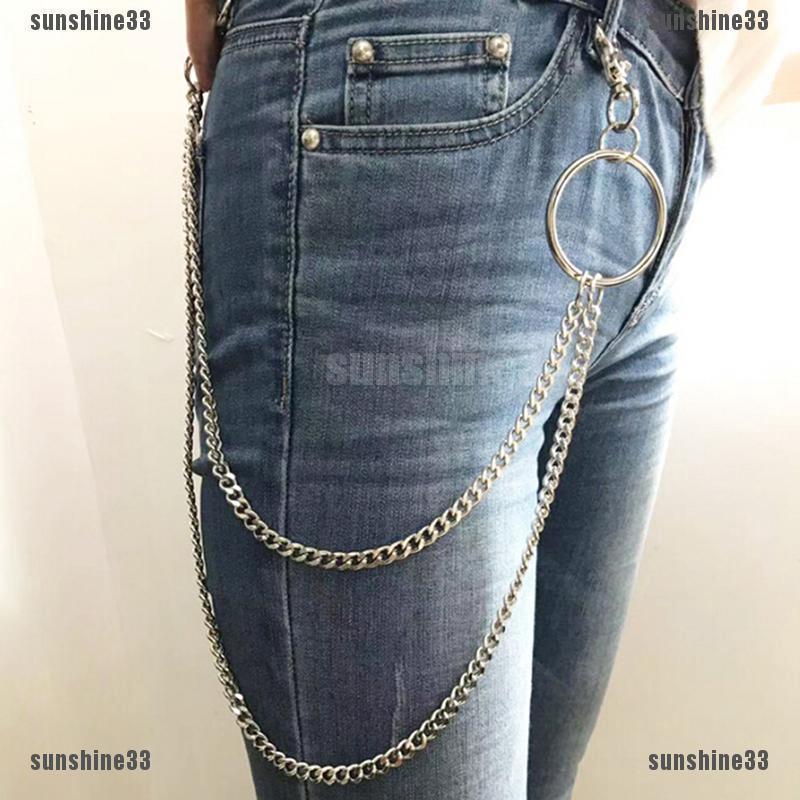 Rantai Celana Jeans Ekstra Panjang dengan Klip Warna Rantai Celana Jeans Ekstra Panjang dengan Klip Warna