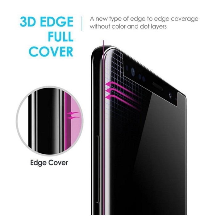 Tempered Glass Edge 5D Cekung UV Cair Samsunng  Note 9  S7 EDGE NOTE 8 FIND X