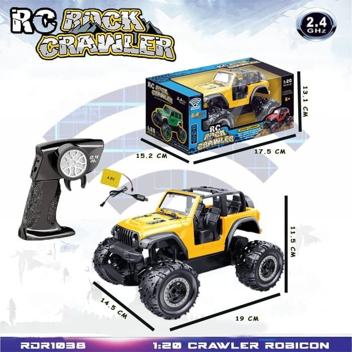 gratis Mobil Remot Jeep Rubicon Mainan RC Remote Kontrol
