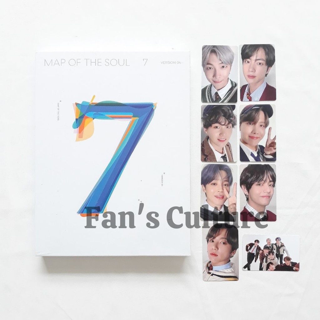 [UNSEALED]BTS:MAP OF THE SOUL 7 (MOTS) ALBUM VER 1/2/3/4-RM/JIN/SUGA/JHOPE/JIMIN/V/JUNGKOOK/GROUP PC