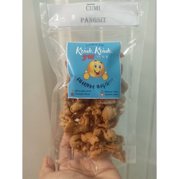 

Cemilan Snack Cumi Pangsit murah 5000 Camilan 5 ribu (Free Bubble Wrap)