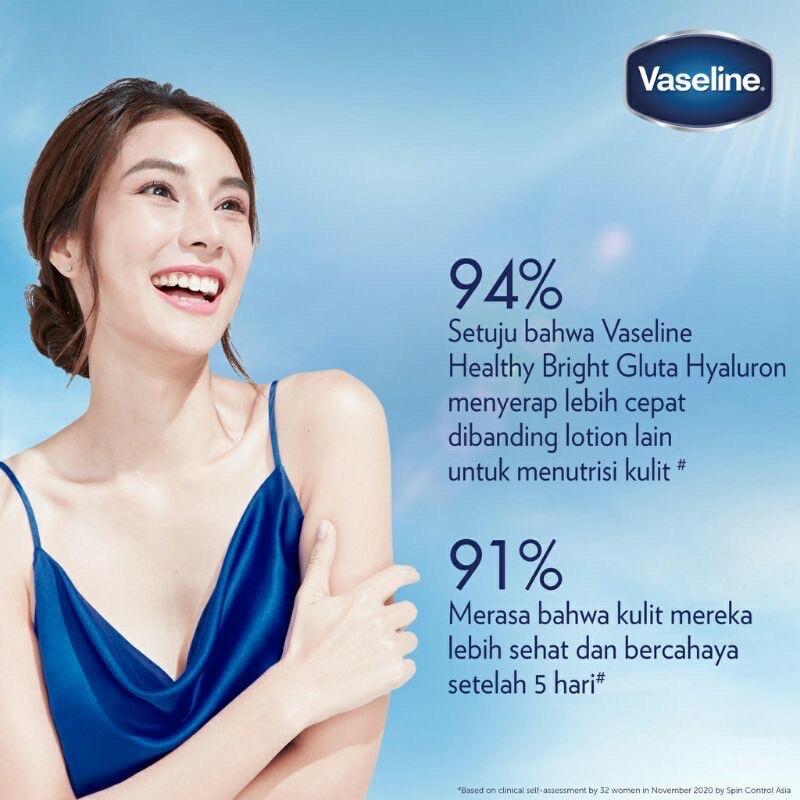 VASELINE HEALTHY BRIGHT GLUTA-HYA SERUM BURST UV LOTION 200ML