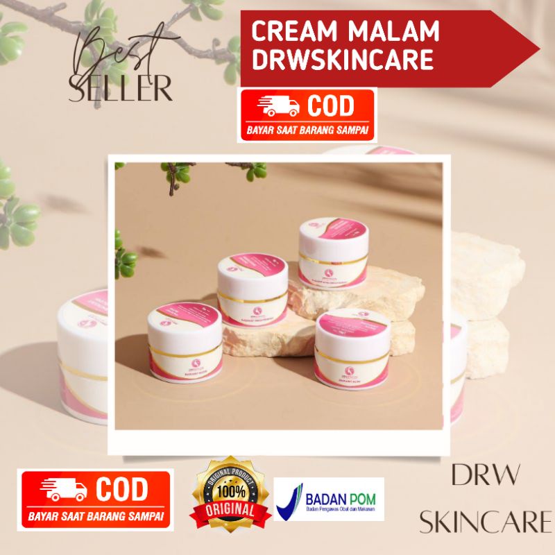 DRW SKINCARE CREAM MALAM / KRIM MALAM DRW (BISA COD)