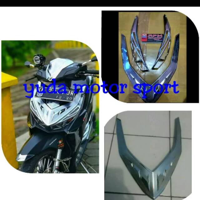 Variasi vario 150 125 led garnis lampu depan vario 150 125 led dan garnis dada vario 125 led 150